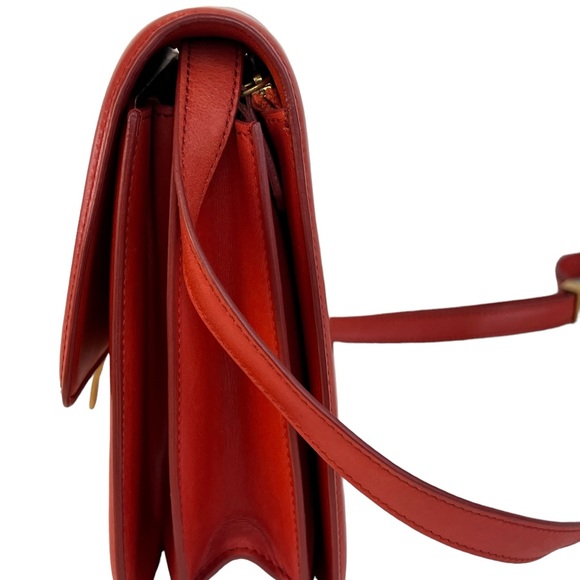 CELINE Goatskin Medium Classic Box Flap Bag Cinnamon - Picture 3 of 13